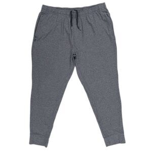 NEW Rhone Reign Midweight Jogger Black Heather Athleisure Lounge Sporty Casual